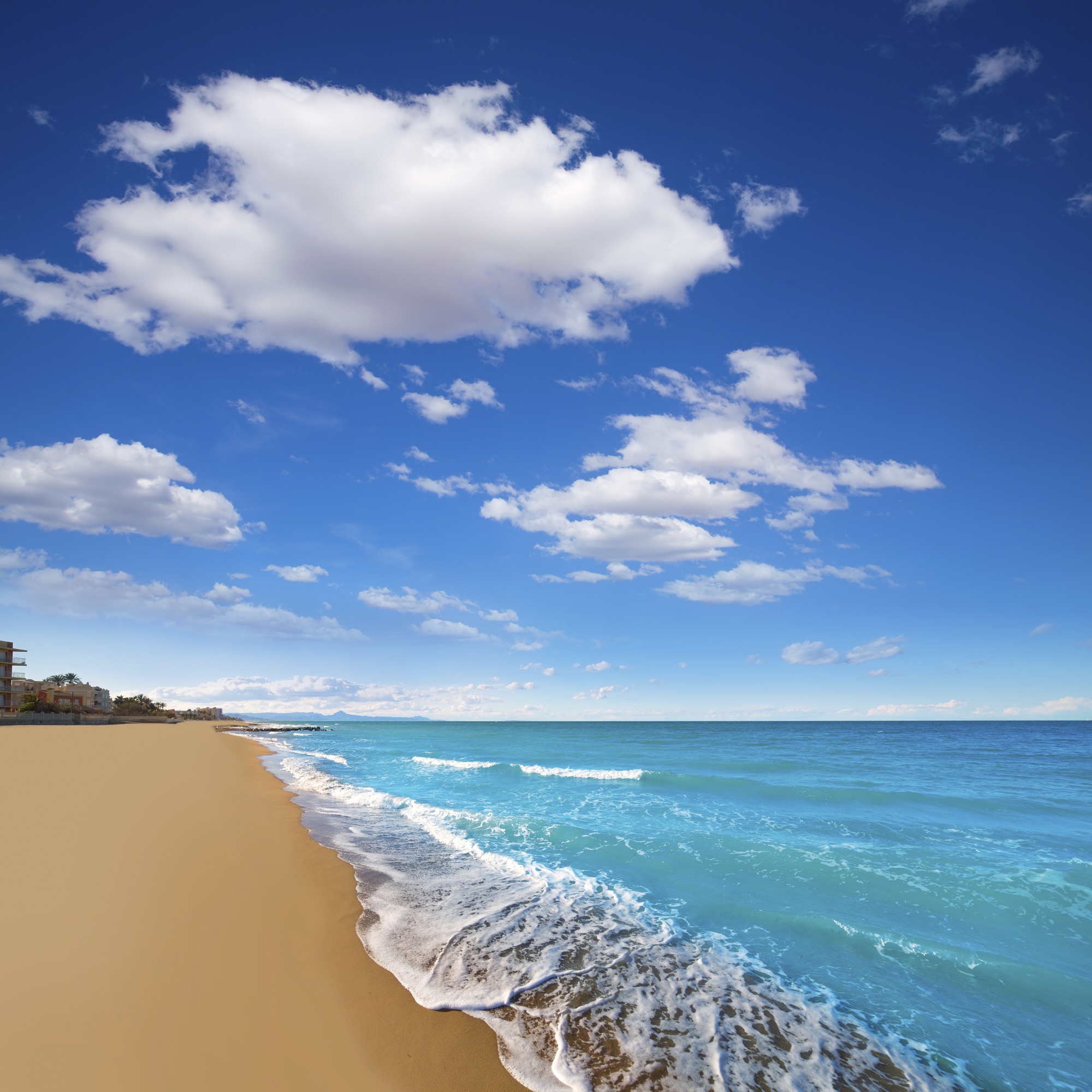 Dénia's long sandy Mediterranean beach